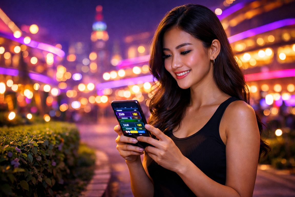 Pengguna Malaysia bermain loteri dan kasino melalui telefon bimbit